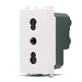 Presa bivalente (16a-250v) gem 618b bianco
