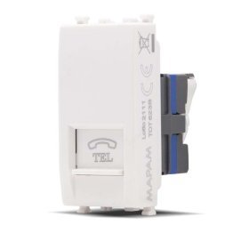 Presa telefono gem 623b bianco