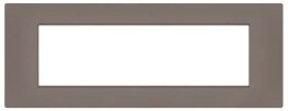 Placca soft-touch gem-t2 7p 6007st-7 grigio