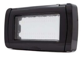 Placca idrobox ip55 t1 s8004n 4p nero