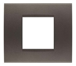 Placca soft-touch art-t1 2p 8002st-4 testa di moro