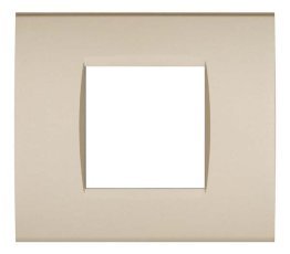 Placca soft-touch art-t1 2p 8002st-5 champagne