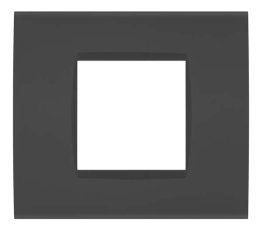 Placca soft-touch art-t1 2p 8002st-6 antracite