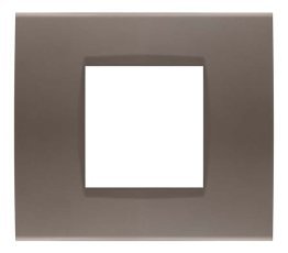 Placca soft-touch art-t1 2p 8002st-7 grigio