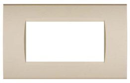 Placca soft-touch art-t1 4p 8004st-5 champagne