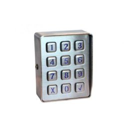 Terminale antivandalo in acciaio inox per controll