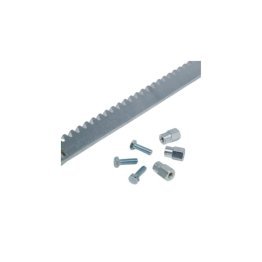 Crm3012 - cremagliera in acciaio 1 mt con attacch