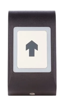 Pulsante capacitivo retroilluminato black edition