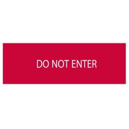 Dicitura serie 50xx do not enter