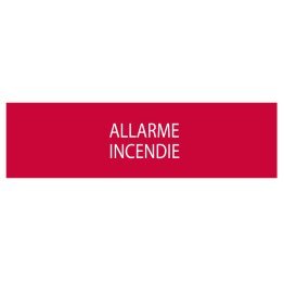 Dicitura serie 50xx alarme incendie