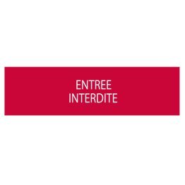 Dicitura serie 50xx entree interdite