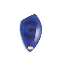 Scheda portachiavi blu