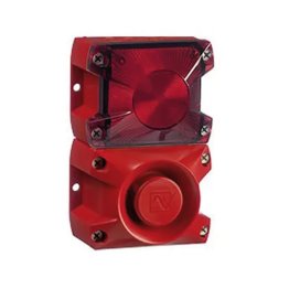 Segnalatore acustico e luce flash combinati. 24 dc