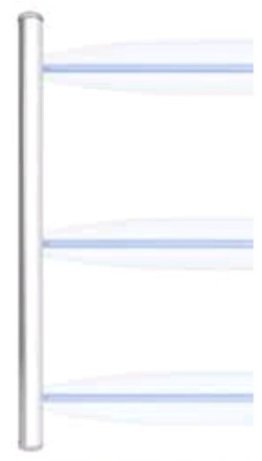 Micro-ray colonna 3m - portata 100m