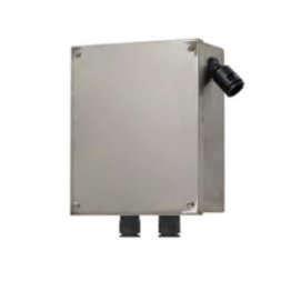 Scatola di derivazione singola in acciaio inox.