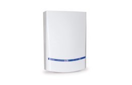 Sirena da est.autoalim.stato imp. bianca lamp blu