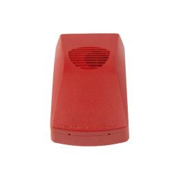 Avvisatore acustico indirizz.a parete rosso
