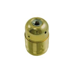 Portalampade e27 metallo filettato