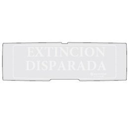 Pellicola in policarbonato con la scritta extinci