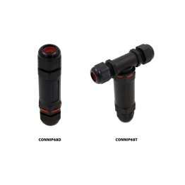 Conn. di giunzione ip68 a t 3 vie