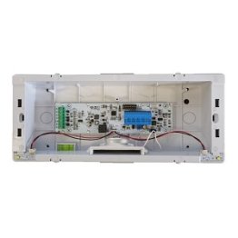 Fondo senza cornice colorata con scheda elettronic