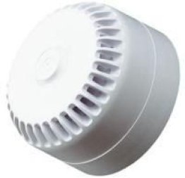 Sirena di tipo convenzionale, di colore bianco, mo