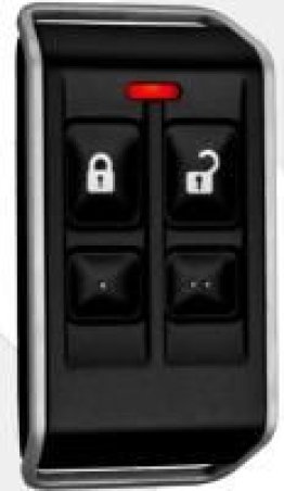 Telecomando radio con 4 pulsanti, criptatura.