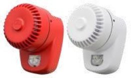 Dispositivo ottico acustico convenzionale a parete