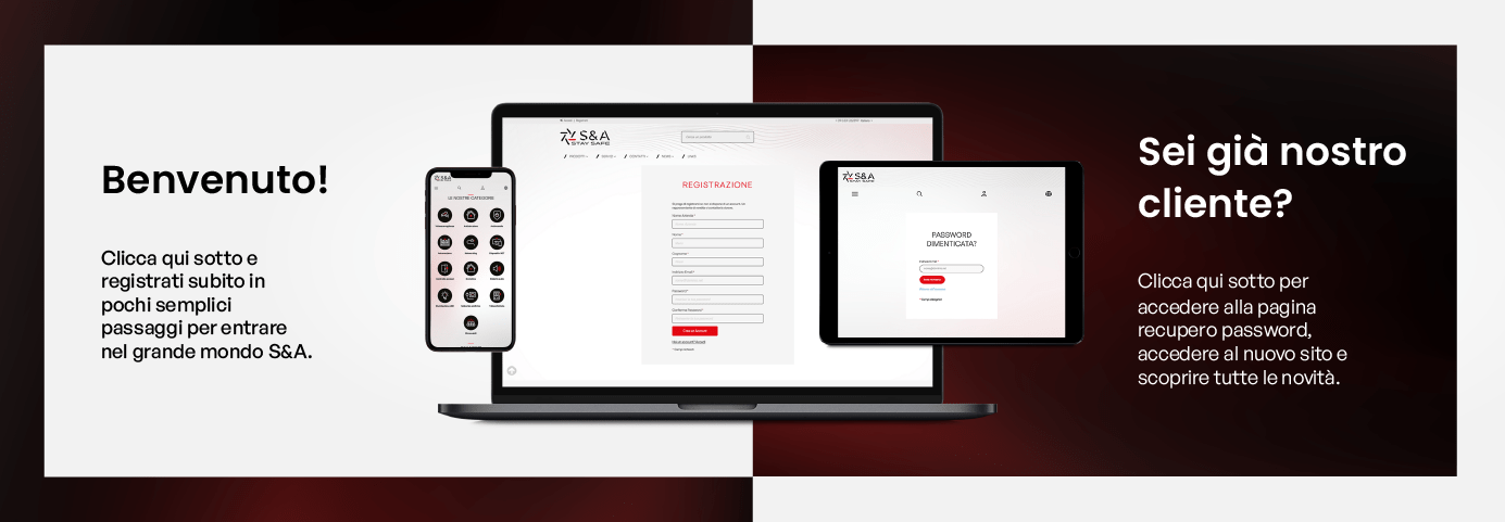 Recupero password e registrati